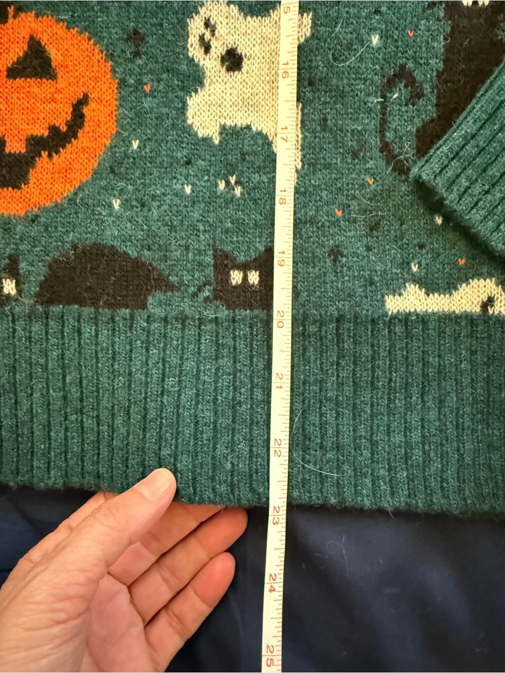 Women’s KJP Kiel James Patrick Wool Knit Halloween Sweater Large NWT - Picture 5 of 5